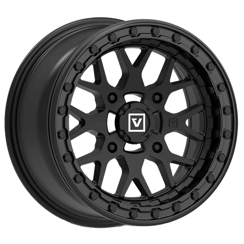 Valor V07 Satin Black Beadlock Wheel - 15x7