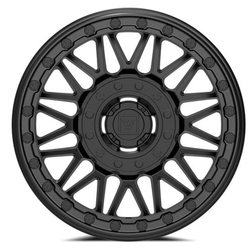 Valor V08 Satin Black Beadlock Wheel - 15x7 4/137, 4/156 +30mm