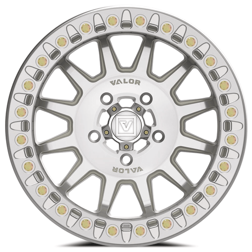 Valor V09 Raw Machined Beadlock Wheel - 15x10