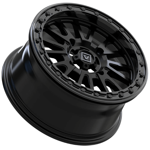 Valor V16 Satin Black Beadlock Wheel - 15x8 - view 2