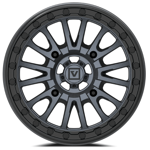 Valor V16 Satin Gunmetal Beadlock Wheel - 15x8 - view 2