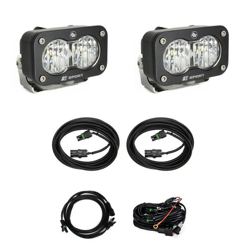 Baja Designs 23-24 Ford F250/F350 Super Duty S2 Sport Dual Reverse Light Kit w/ Toggle Photo - Primary