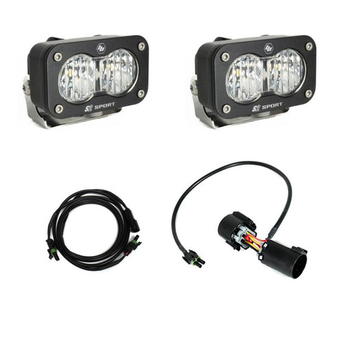 Baja Designs 23-24 Ford F250/F350 Super Duty S2 Sport Dual Reverse Light Kit w/Trailer Hitch Harness Photo - Primary