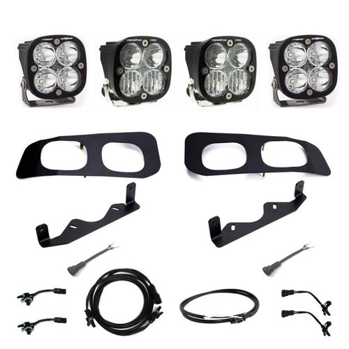 Baja Designs 2023+ Ford F-250/350 Squadron Racer/Pro Unlimited Dual Fog Pocket Light Kit w/ Upfitter Photo - Primary