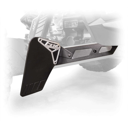 DRT Billet Rear Aluminum Mud, Rock Guard Kit - Can-Am Maverick R