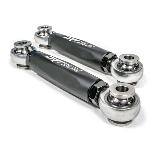 DRT Rear Billet Aluminum Hex Adjustable Sway Bar Link Kit (M10) - Polaris RZR XP 1000