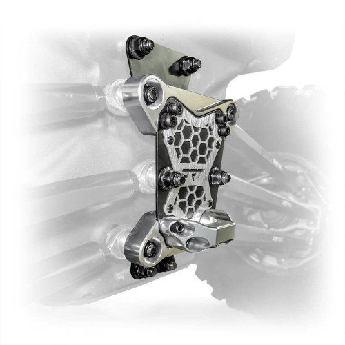 DRT Billet Aluminum 3 pc Radius Rod Plate Kit - Can-Am Maverick X3 - view 2