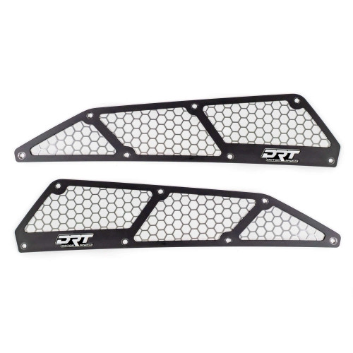 DRT Black & Raw Air Intake Vent Cover Set - Kawaski Teryx KRX 1000