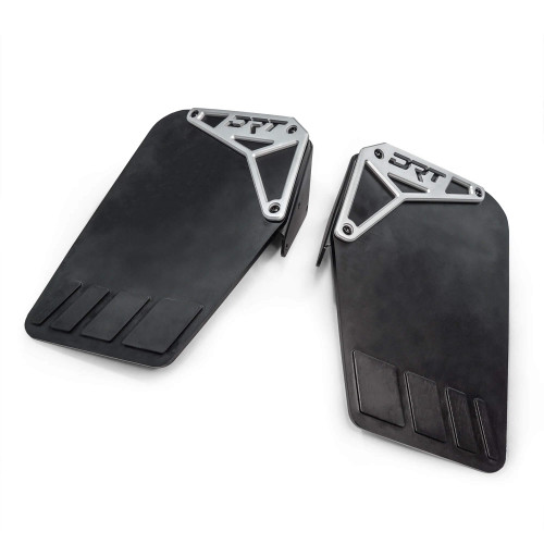 DRT Billet Aluminum Extended Mud Flap Kit - Polaris RZR Pro R Turbo R
