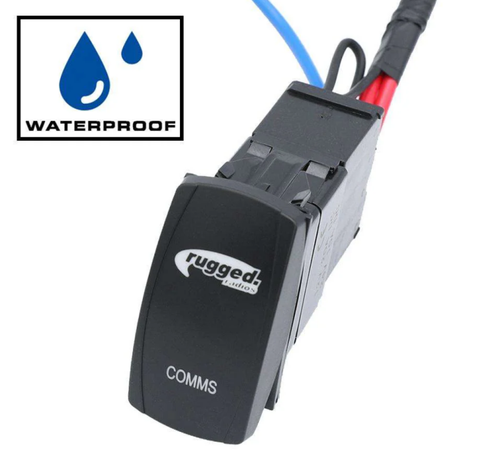 Rugged Radios Rocker Power Switch for Waterproof Mobile Radios and Rugged Intercoms - view 2