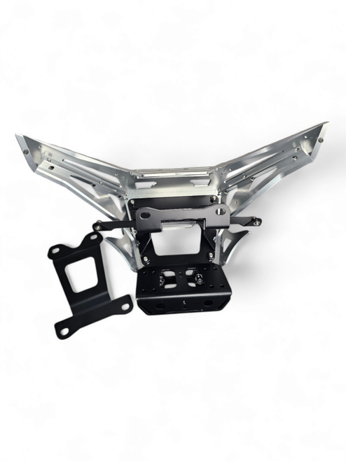 Elektric Offroad 2017+ Can Am X3 Maverick Billet Front Winch Bumper Anodized Clear - view 2