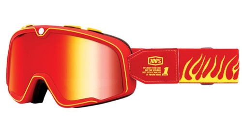100-Percent Barstow Goggle - Red Mirror Lens
