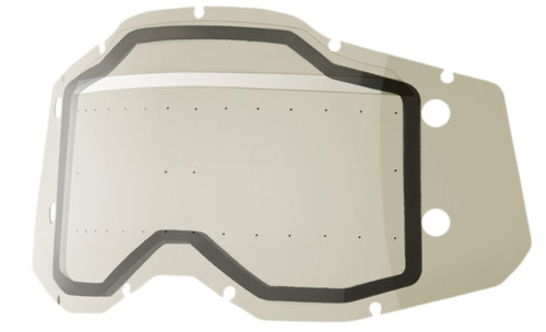 100-Percent Accuri 2, Racecraft 2, Strata 2 Forecast Lens - Dual Pane Smoke with Bumps