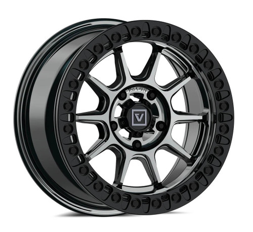 Valor V18 Hyper Black Beadlock Wheel - 15x7 5/114.3 +30mm