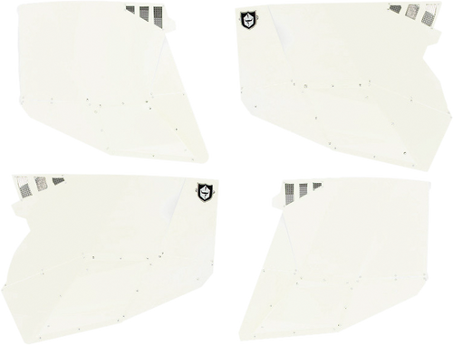 STEALTH DOOR ALLUMINUM SKINS WHITE PEARL POL