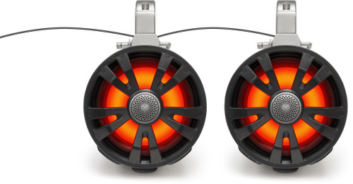 2-PACK BLACK 8' SPEAKERS ONE AMPLIFIED ONE NON AMPLIFIE 2-PACK BLACK 8' SPEAKERS ONE AMPLIFIED ONE NON AMPLIFIE