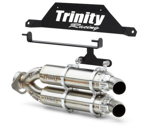 Trinity Dual Slip On Exhaust - Polaris RZR Pro R