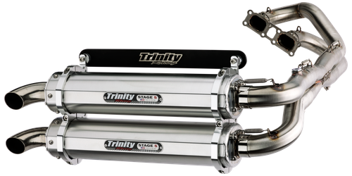 Trinity Stage 5 Dual Full Exhaust System - 2014-23 Polaris RZR XP 1000