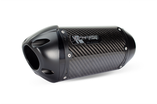 S1R 3K SLIP-ON CARBON BLACK SUZUKI GSX250R