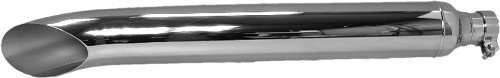 27" CLASSIC SLASH-CUT MUFFLER CHROME