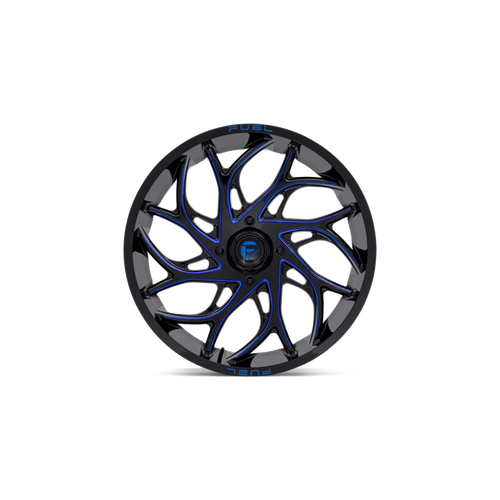 D778 24X7 4X156 G-BLK-MILL-BLU 13MM