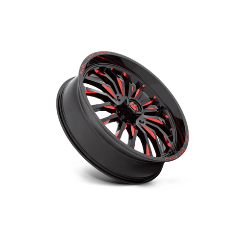 D822 24X7 4X156 G-BLK MILL-RED 13MM