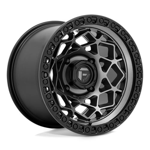 Fuel Gunmetal with Matte Black Ring D784 Unit Wheel - 4/137, 4/156