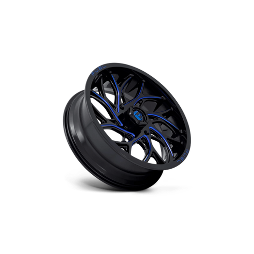 D778 18X7 4X137 G-BLK-MILL-BLU 13MM