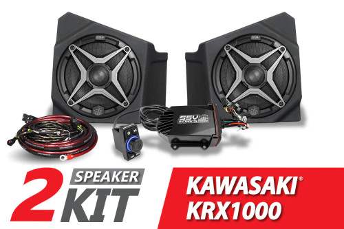 2020-2024 Kawasaki KRX1000 2-Speaker SSV Works Audio-Kit 2020-2024 Kawasaki KRX1000 2-Speaker SSV Works Audio-Kit