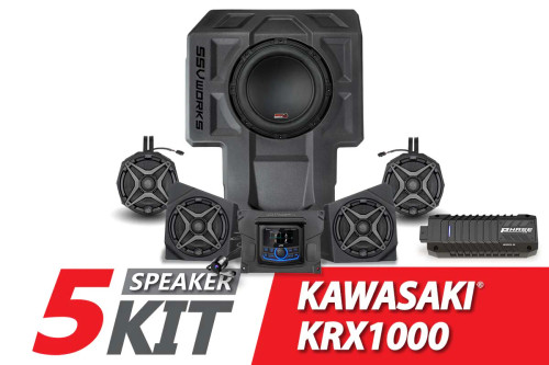 2020-2024 Kawasaki KRX1000 2-Seater 5-Speaker SSV Audio-Kit w/JVC 2020-2024 Kawasaki KRX1000 2-Seater 5-Speaker SSV Audio-Kit w/JVC