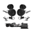Boss Audio Systems Motorcycle Speaker Amplifier/ Bluetooth/ 3in Speakers 2 Pair- Black - MCBK470B
