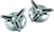 Kuryakyn Knock-Off Center Caps For Trikes Chrome - 1243