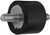 RUBBER MOUNTING STUDS 5PK 1/4"-20 X 1/2" THREADS