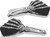 Kuryakyn Skeleton Hand Mirrors Chrome/Black - 1759