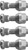QuadBoss Replacement Stud P/4 - M10x1.25x45 - 563520