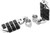 Kuryakyn Dually ISO Pegs With 1-1/4inch Clamp Chrome (Pair) - 7992