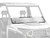 SuperATV Half Front Windshield - Polaris Ranger XD 1500