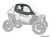 SuperATV Primal Soft Cab Enclosure Upper Doors - Polaris RZR Trail S 900