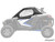 SuperATV Primal Soft Cab Enclosure Upper Doors - Polaris RZR Turbo R