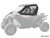 SuperATV Primal Soft Cab Enclosure Upper Doors - CFMOTO ZForce 950
