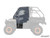 SuperATV Polycarbonate Cab Enclosure Doors - Polaris Ranger XP 800