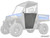 SuperATV Aluminum Half Doors - Polaris Ranger SP 570
