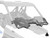 Assault Industries Tinted Half Windshield - Polaris RZR Turbo R