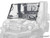 SuperATV Hard Coated Full Front Windshield - Kawasaki Mule Pro-DX FX