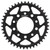 REAR SPROCKET STEEL 43T-530 BLK HON/TRI