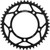 REAR SPROCKET STEEL 45T-520 BLK HAY/SUZ/TRI