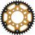 REAR STEALTH SPROCKET ALU/STL 43T-530 GLD KAW REAR STEALTH SPROCKET ALU/STL 43T-530 GLD KAW
