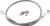 BRAKE LINE FRONT SILVER HONDA | 17-8312