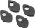 TURN SIGNAL MOUNTING KIT 4 PCS BLACK | 58-FR232B