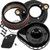 S&S Cycle 2017+ M8 Models Stealth Air Cleaner Kit w/ Gloss Black Mini Teardrop Cover - 170-0436C